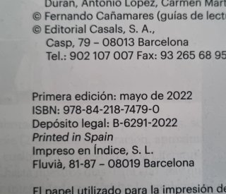 Libro Literatura Universal Bachillerato ed. Casals