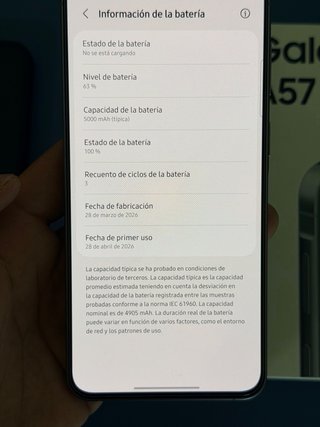 Samsung Galaxy A57 5G 256GB Gris
