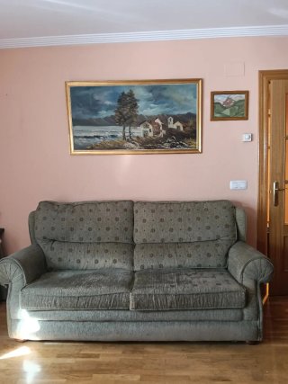 Sofá Cama verde azulado