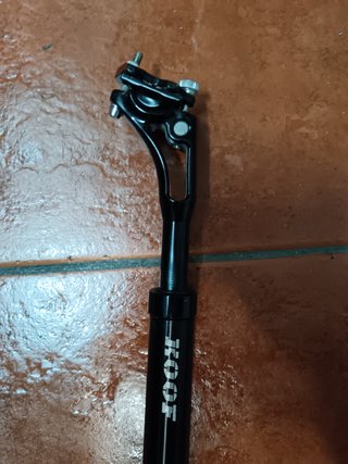 Tija Amortiguada Bici MTB Aluminio