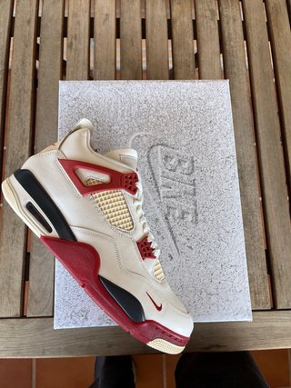 Jordan 4 Nigel Brick After Brick Beige/Rojo