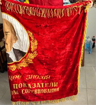 Bandiera Sovietica URSS originale anni ’70 in vell