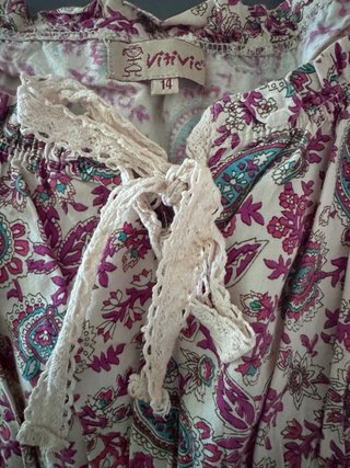 Vestido Boho Hombros Descubiertos