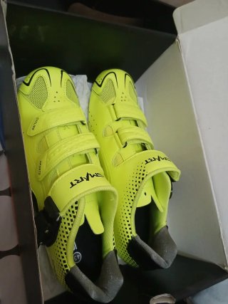Zapatillas Ciclismo SMART Amarillas Talla 43