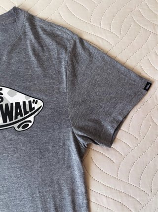 Camiseta Vans Off The Wall gris talla S