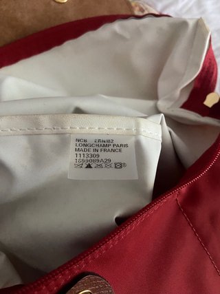 Mochila Longchamp Roja,