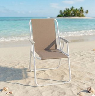 Pack 4 Sillas Playa Jardín Plegable 54x47x75,5 Cm
