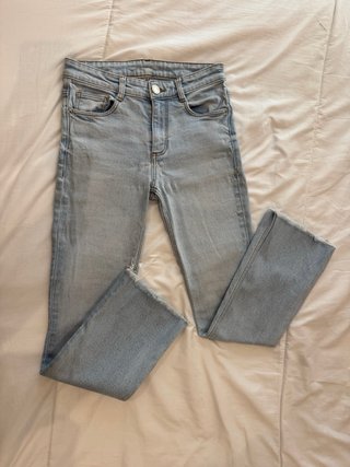 Pantalón vaquero campana claro T.XS
