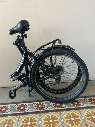 Bicicleta plegable 24” Zambra + Casco + accesorios