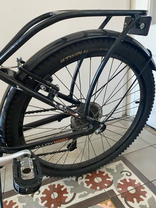 Bicicleta plegable 24” Zambra + Casco + accesorios