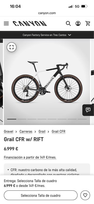 Canyon Grail CFR w/ RIFT