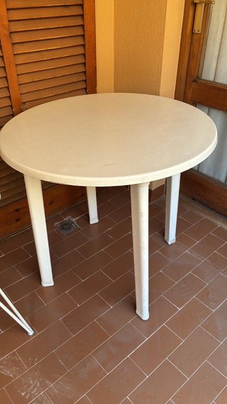 Mesa terraza redonda 80cm