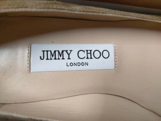 Zapatos de tacón bajo Jimmy Choo ante
