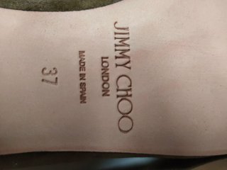 Zapatos de tacón bajo Jimmy Choo ante