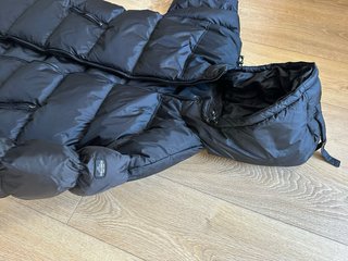 Abrigo Schott Plumas Negro Talla XL nuevo 100%