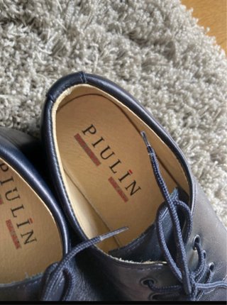 Zapatos PIULIN niño cordones azul marino, comunion
