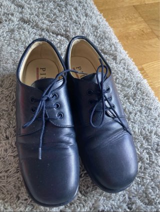 Zapatos PIULIN niño cordones azul marino, comunion