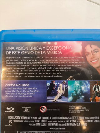 Blu-ray Michael Jackson Moonwalker
