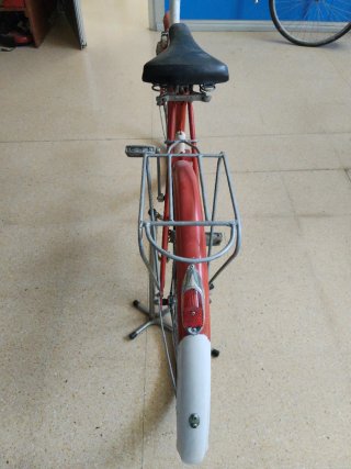 Bicicleta Clásica Frenos de Varillas Roja