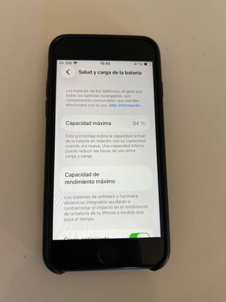 iPhone SE (2ª gen) 2020 - Salud Batería 84%