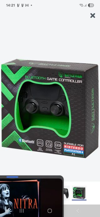 Mando Battletron Bluetooth para PS4/PC