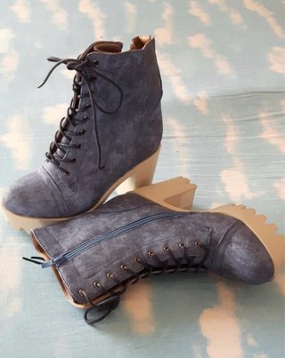 Stivaletti donna blu e bianchi