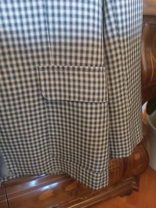 Americana estampado de cuadros