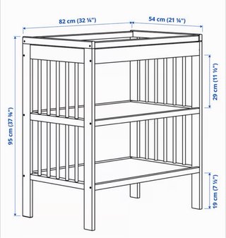 Cambiador Bebé Guilliver IKEA