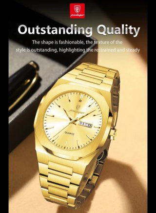 Reloj Poedagar Dorado Hombre