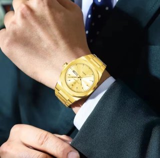 Reloj Poedagar Dorado Hombre
