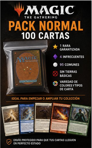 Magic 100 Cartas | 1 Rara Garantizada