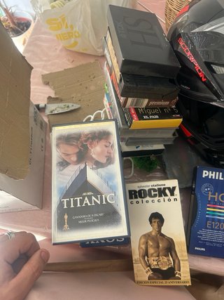 Lote VHS: Titanic, Viernes 13, Rocky