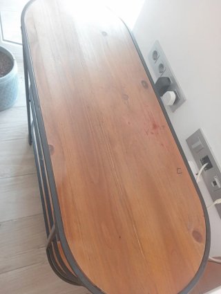 Estantería estilo industrial madera y metal
