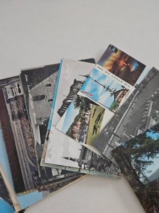 Lotto cartoline vintage ne scritte ne viaggiate