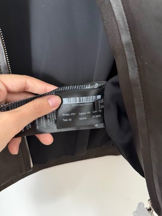 Chaqueta Piel Napa Massimo Dutti XS