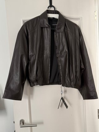 Chaqueta Piel Napa Massimo Dutti XS