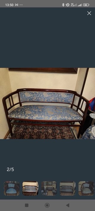 Conjunto Muebles Antiguos: Sillas y Bancada