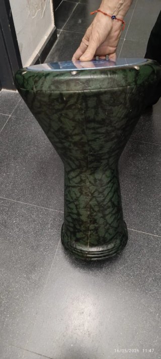 Djembé africano con diseño