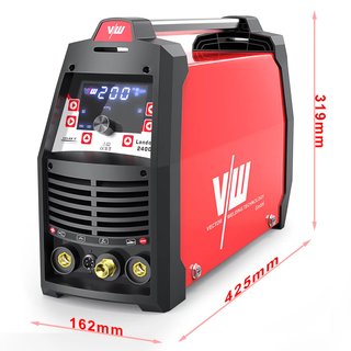 Soldador Inverter LONDON 2400 DIGITAL AC/DC 200P