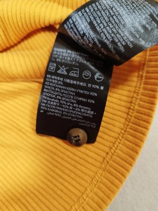 Top corto manga larga talla L