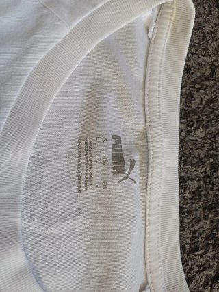 Camiseta Puma Sportswear blanca en talla L