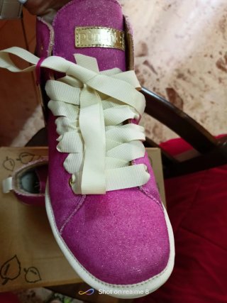 Polacchine Panchic donna rosa glitter