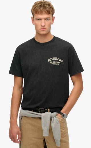 Camiseta Superdry Talla M Negra