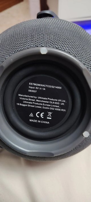 Altavoz Bluetooth Portátil XXL con Luces LED
