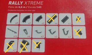 Pistas Scalextric Compact Rally Xtreme