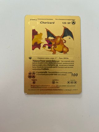Carta Pokémon Charizard Dorado 120 SP