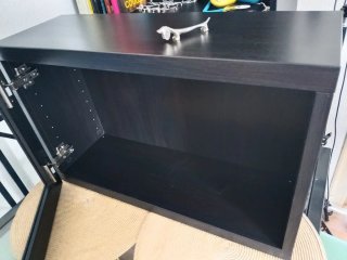 Altillo IKEA BESTÅ Cristal Negro