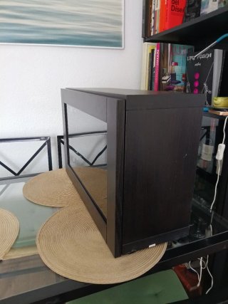 Altillo IKEA BESTÅ Cristal Negro