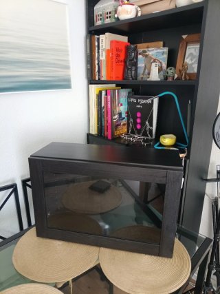 Altillo IKEA BESTÅ Cristal Negro