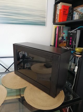 Altillo IKEA BESTÅ Cristal Negro